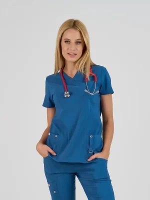 Ženska bluza Super Stretch – Petrolej - BTS medicinske uniforme