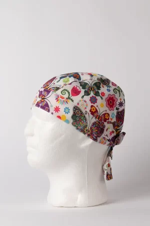 Medicinska kapica – Leptirići bijeli- BTS medicinske kapice