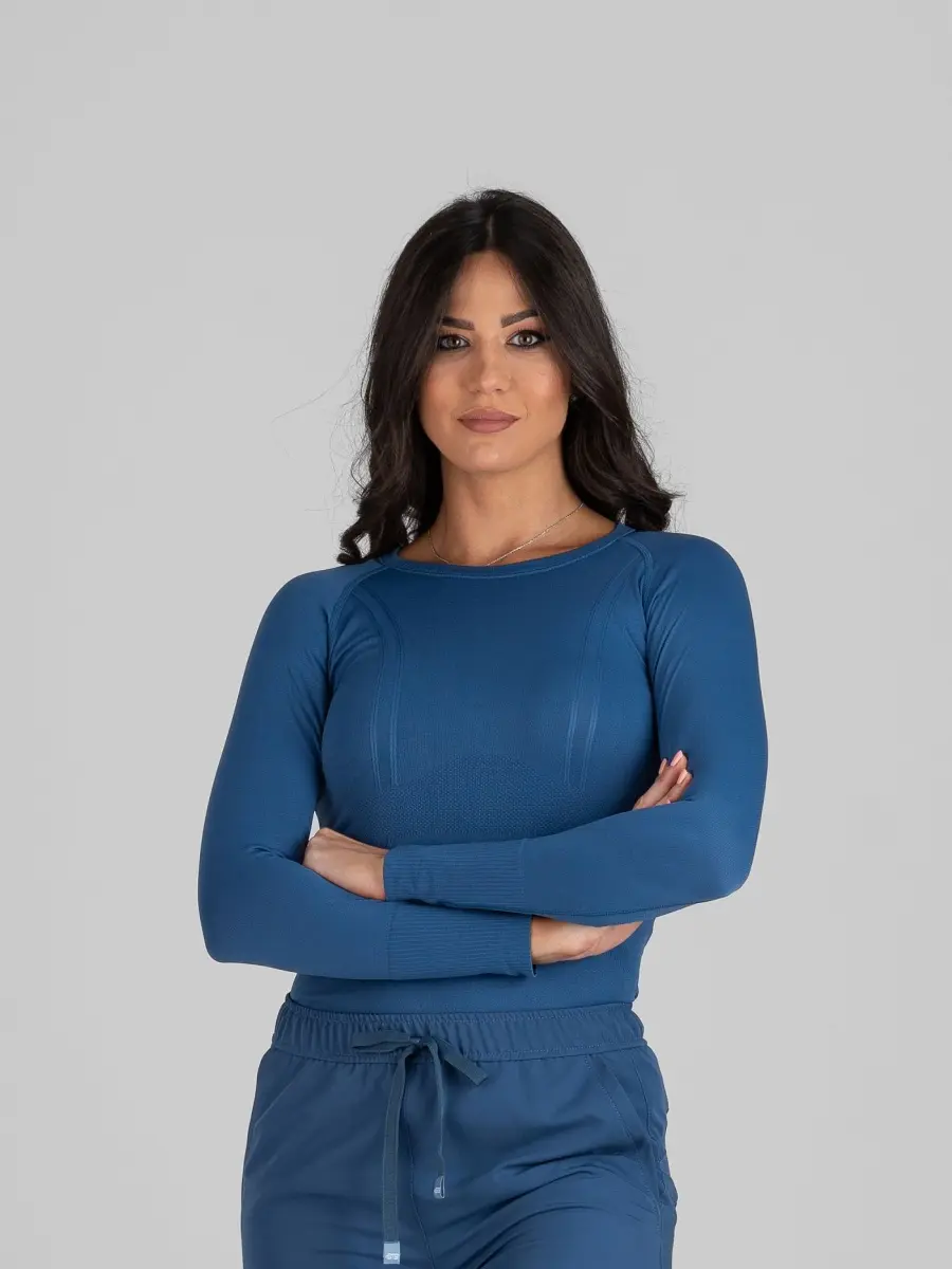 Ženska Bluza Active One – Jeans Blue - BTS medicinske uniforme