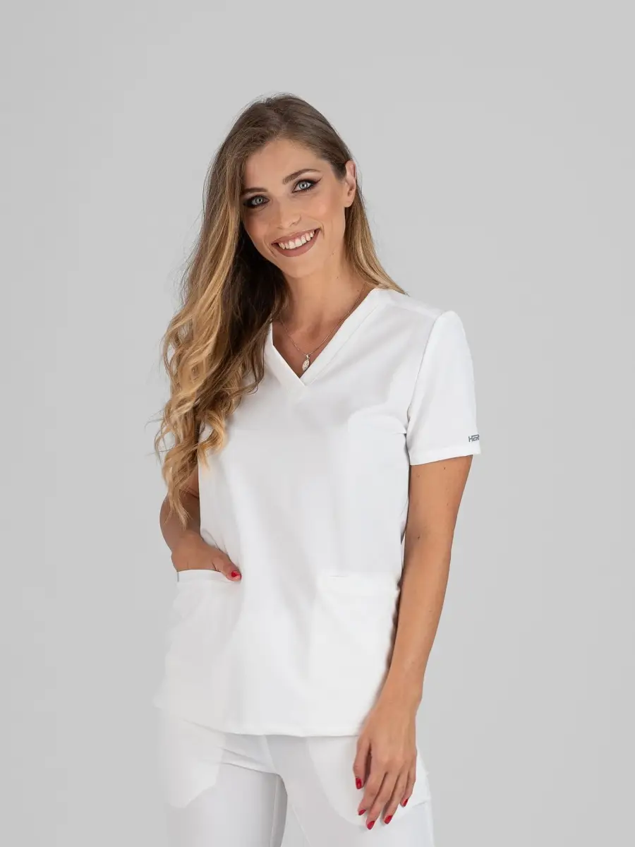 Ženska Bluza Ella – Bijela - BTS medicinske uniforme