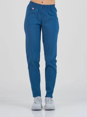 Ženske pantalone Super Stretch Slim - Petrolej - BTS medicinske uniforme