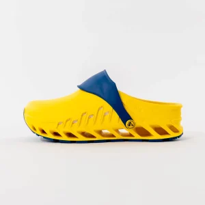 Unisex Scholl klompe Evoflex - Žute