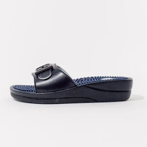 Ženske Scholl papuče New Massage - Teget