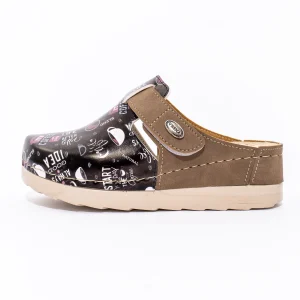 Vera ženske klompe - Coffee