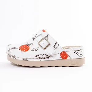 Bubamara ženske klompe – Bijele