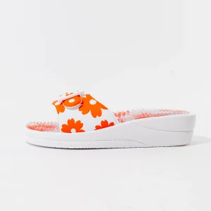 Ženske Scholl Papuče New Massage - Narandžaste cvjetne