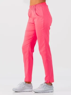 Ženske pantalone Super Stretch Slim – Neon Coral