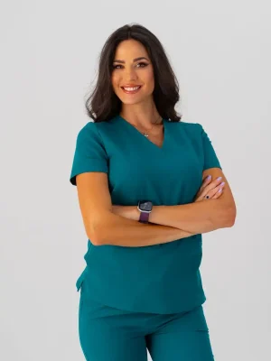 Ženska Bluza Ella - Teal Green